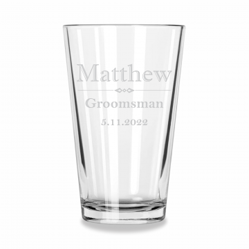 Formal | Personalized 16oz Pint Glass